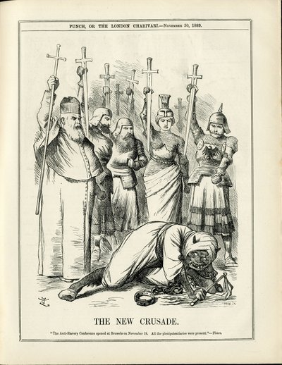 Illustratie door John Tenniel (1820-1914) in Punch door John Tenniel
