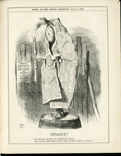 Illustratie van John Tenniel in Punch door John Tenniel