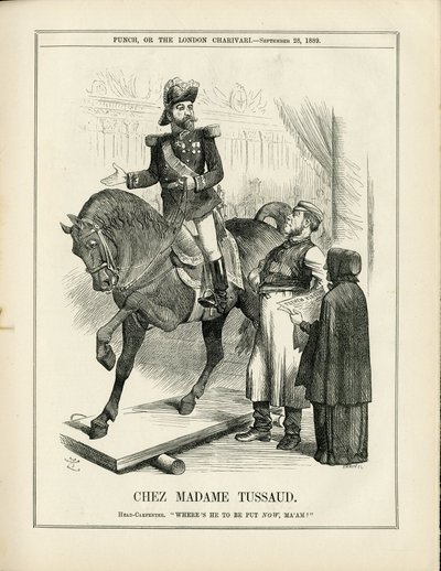 Illustratie van John Tenniel (1820-1914) in Punch door John Tenniel