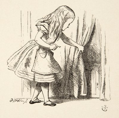Achter het gordijn kijken, uit Alice