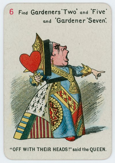 Kop eraf! zei de Koningin door John Tenniel