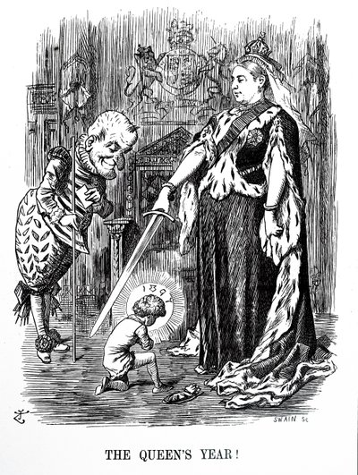 Diamanten Jubileum van Koningin Victoria door John Tenniel