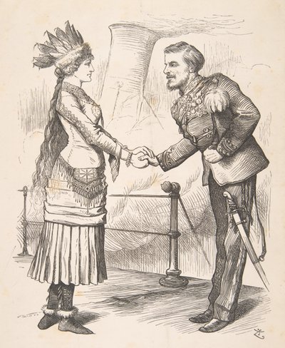 De Beste Vrienden Moeten Scheiden Punch, 28 september 1878 door John Tenniel