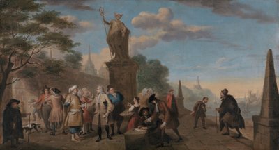 Allegorie van de handel door John Theodore Heins