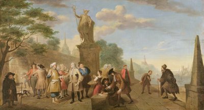 Allegorie van Handel, 1743 door John Theodore Heins