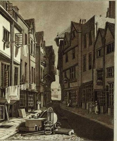 Een uitzicht op het kleine heiligdom vanuit het westen, gegraveerd door W.M. Fellows door John Thomas (after) Smith