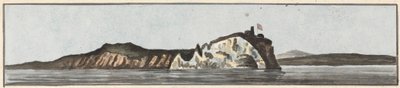 The Needles Bearing East (een van vijf tekeningen op één montage) door John Thomas Serres