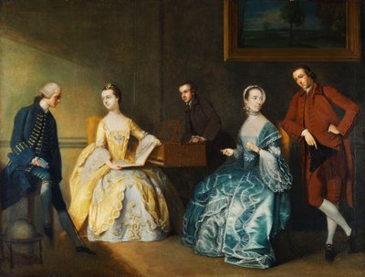 Een Groepsportret van de Familie Chambers door John Thomas Seton