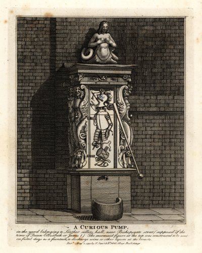 Een curieuze pomp op het erf van Leathersellers