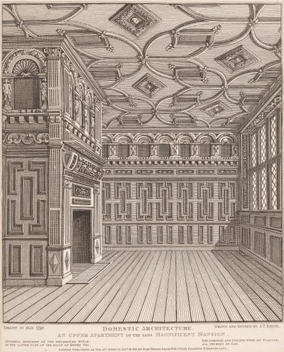 Woonarchitectuur, een bovenappartement van hetzelfde prachtige herenhuis door John Thomas Smith