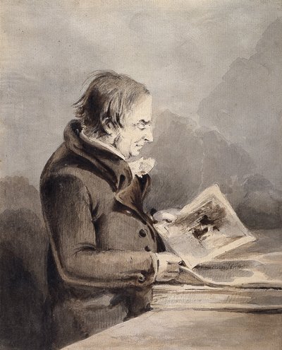 J.M.W. Turner In Het British Museum door John Thomas Smith