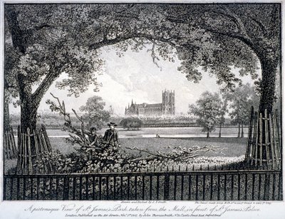 St James Park, vanaf de Mall voor St James