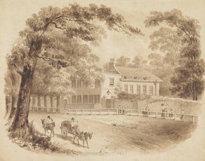 De residentie van George Stevens, F.R.S. door John Thomas Smith