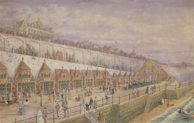 Ontwerp voor een Zeebadinstelling en Serre op de Terrassen onder het Granville Hotel, Ramsgate door John Thomas Wimperis