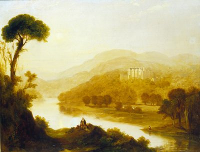 Abbotsford, het huis van Sir Walter Scott, 1828 door John Thomson