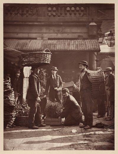 Arbeiders van Covent Garden door John Thomson