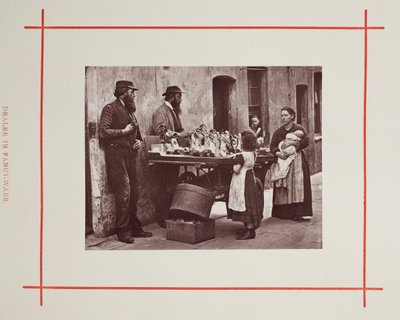 Handelaar in luxeartikelen, 1877 door John Thomson