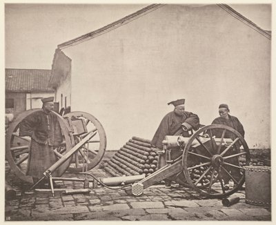 Scène in het arsenaal van Nanking door John Thomson