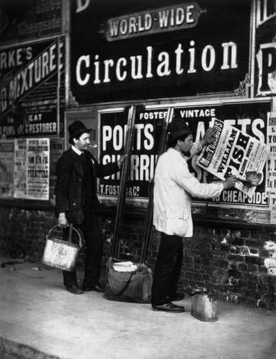 Straatreclame, uit 