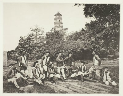 Tartaarse soldaten, ca. 1868 door John Thomson
