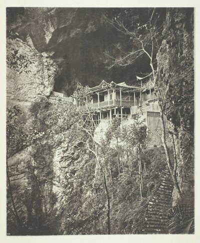 Yuenfu Klooster, c. 1868 door John Thomson
