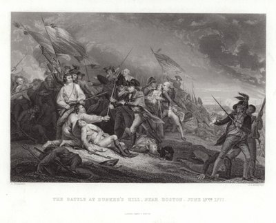Slag bij Bunker Hill door John Trumbull