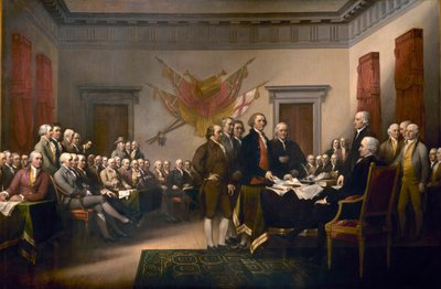 Onafhankelijkheidsverklaring, 1819 door John Trumbull