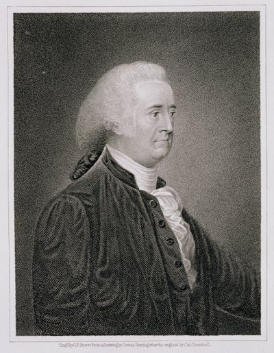 John Rutledge (1739-1800), gegraveerd door G.F. Storm naar een tekening van het origineel door James Herring door John Trumbull