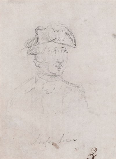 Generaal-majoor Charles Lee, studie voor voorstel door John Trumbull