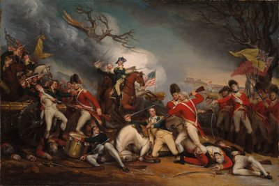 De dood van generaal Mercer in de Slag bij Princeton, 3 januari 1777 door John Trumbull