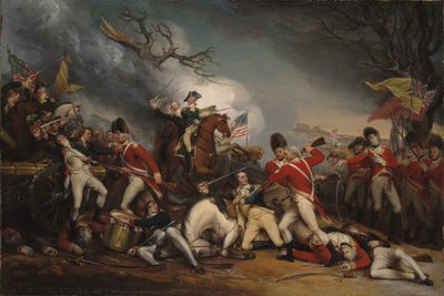 De dood van generaal Mercer in de Slag bij Princeton, 3 januari 1777 door John Trumbull