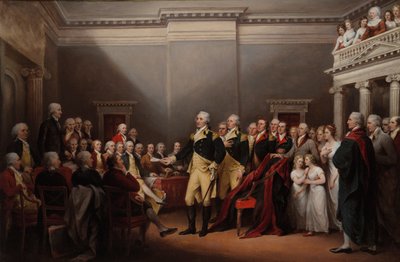 Het ontslag van generaal Washington, 23 december 1783 door John Trumbull