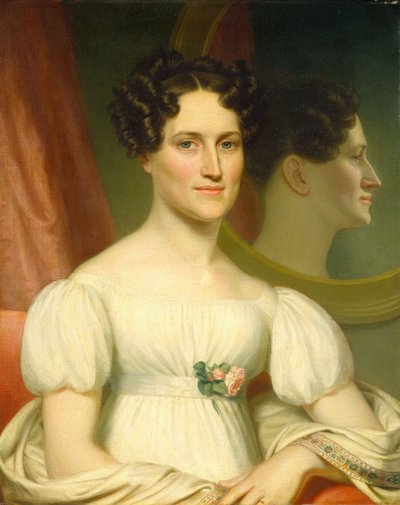 Mary Ellis Bell Mevrouw Isaac Bell, ca. 1827 door John Vanderlyn