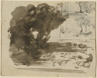 Een groep bomen door John Varley