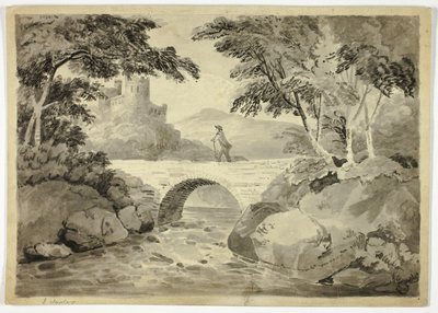 Kidwelly Castle, Zuid-Wales door John Varley