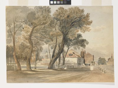 Schets uit de Natuur aan de Theems (Chelsea) door John Varley