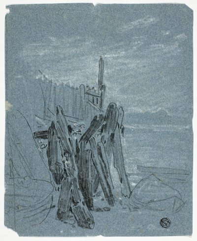 Stockade Bij Kust door John Varley