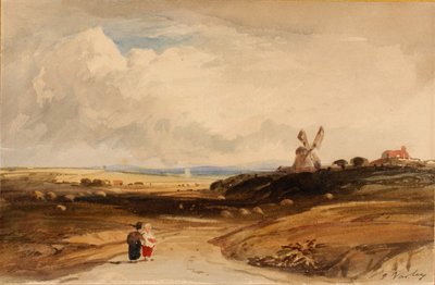 Klein Landschap Nederlands door John Varley I