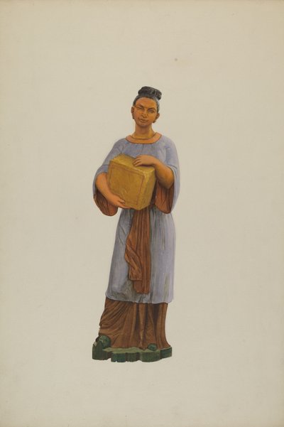 Thee winkel figuur, ca. 1938 door John W Kelleher