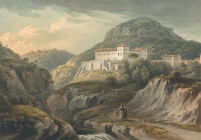 Klooster in Vietri, nabij Salerno door John Warwick Smith