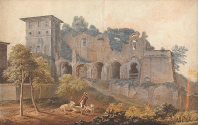 In het Kamp Vaccinio in Rome door John Warwick Smith