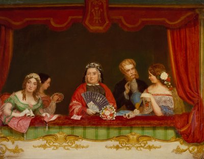 Privéloge, Drury Lane door John Watkins Chapman