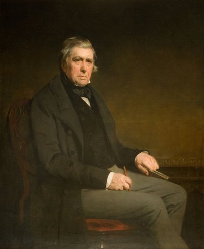 Portret van David Cox 1783-1859 door John Watson Gordon