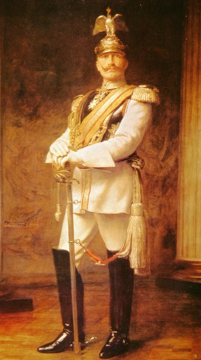 Kaiser Wilhelm II, keizer van Duitsland door John Watson Nicol
