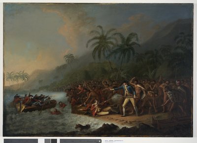 Dood van Cook door John Webber