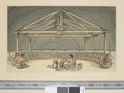Poulaho, koning van de Vriendelijke Eilanden, drinkt Kava door John Webber