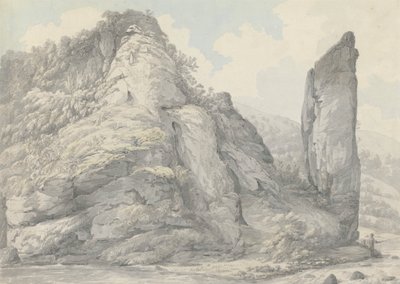 Landschap in Derbyshire door John Webber