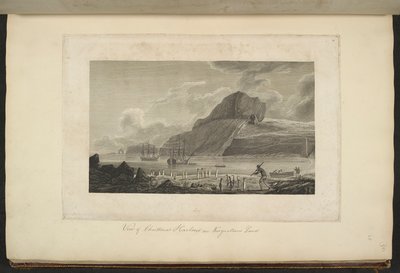 Uitzicht op Kersthaven in Kerguelen