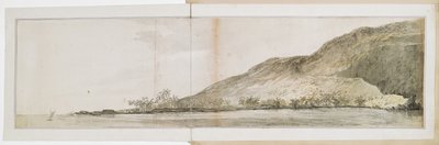 Uitzicht op het noordpunt van Kealakekua Bay, op het eiland Hawaii, genomen vanaf de 
