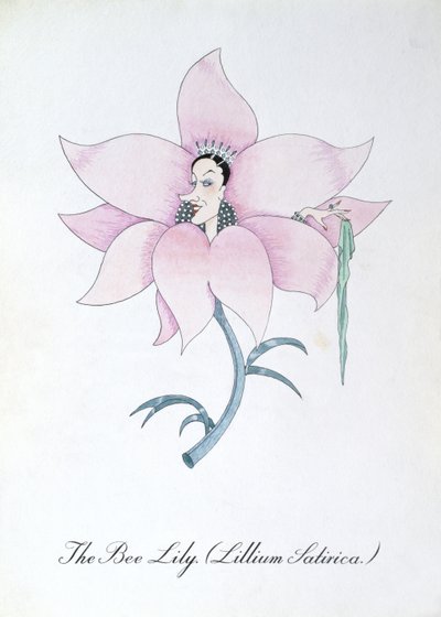 De Bijenlelie (Lillium Satirica.), illustratie uit 